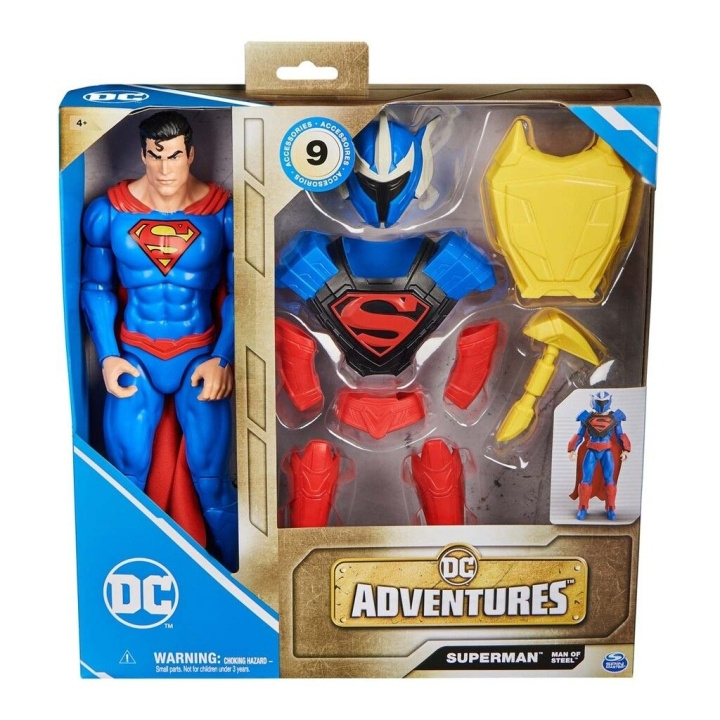 DC Comics DC-figur - Superman 30 cm - Manden af stål (6067957) i gruppen LEGETØJ, BØRN & BABY / Legetøj / Figurer, miniaturer og tilbehør hos TP E-commerce Nordic AB (D27515)
