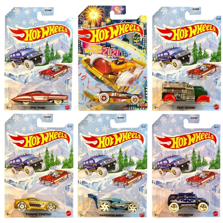 Hot Wheels Kollektion af vinterserier (W3099) i gruppen LEGETØJ, BØRN & BABY / Legetøj / Legetøjsbiler hos TP E-commerce Nordic AB (D27526)