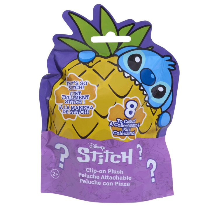 Disney Stitch - Movie Clip-on Plush 9 cm Assorted - (302-11367) i gruppen LEGETØJ, BØRN & BABY / Babyleg (0-3 år) / Tøjdyr hos TP E-commerce Nordic AB (D27529)