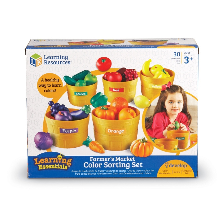 Learning Resources Farmer\'s Market Colour Sorting Set (LSP3060-SCA) i gruppen LEGETØJ, BØRN & BABY / Legetøj / Legesæt hos TP E-commerce Nordic AB (D27548)