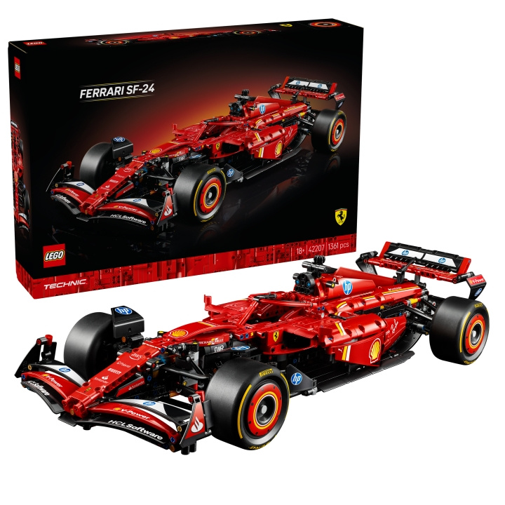 LEGO Technic - Ferrari SF-24 F1-bil (42207) i gruppen LEGETØJ, BØRN & BABY / Legetøj / Bygge legesager / Lego hos TP E-commerce Nordic AB (D27551)