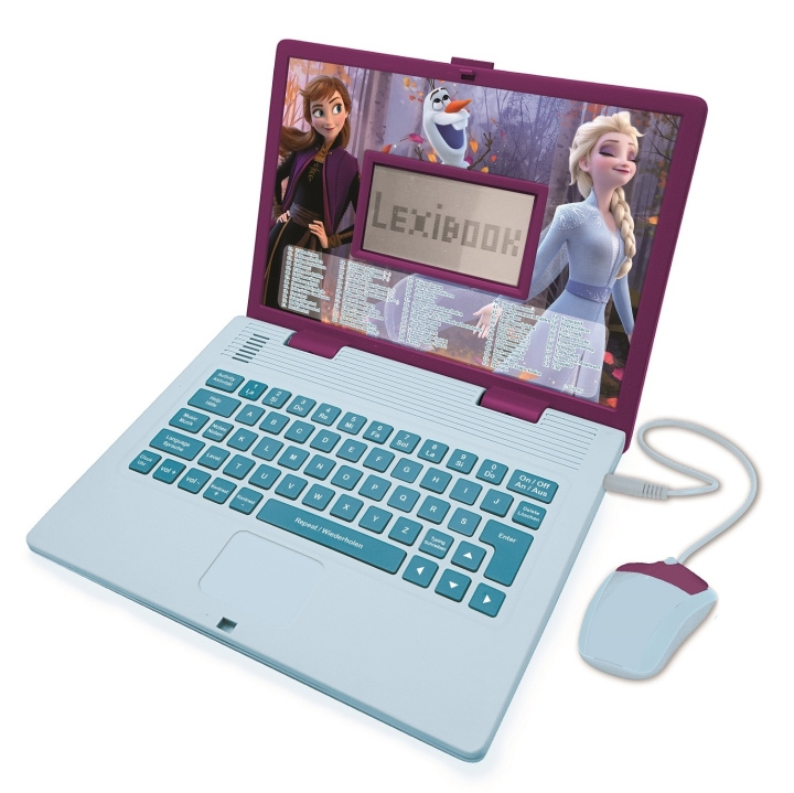 Lexibook Frozen Bilingual Educational laptop - 124 aktiviteter (ENG) (JC598FZi3)- Fyndvara i gruppen LEGETØJ, BØRN & BABY / Legetøj / Elektronik og medier / Interaktivt legetøj hos TP E-commerce Nordic AB (D27559D)