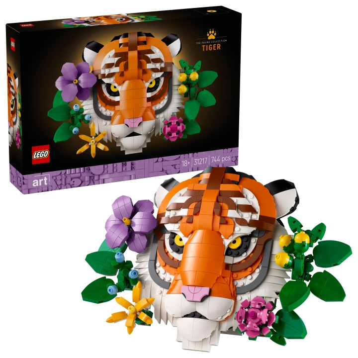 LEGO ART - The Fauna Collection - Tiger (31217) i gruppen LEGETØJ, BØRN & BABY / Legetøj / Bygge legesager / Lego hos TP E-commerce Nordic AB (D27563)