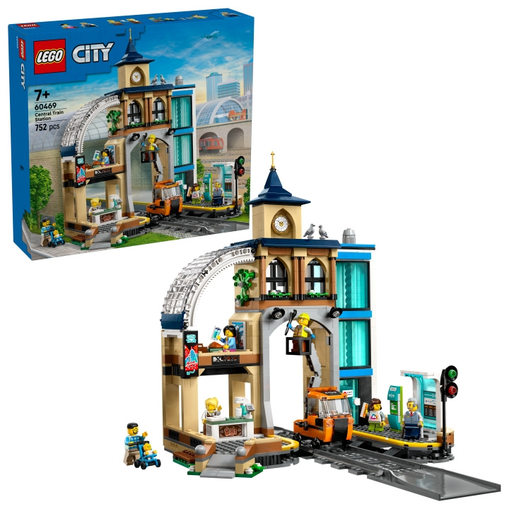 LEGO LEGO City - Central togstation (60469) i gruppen LEGETØJ, BØRN & BABY / Legetøj / Bygge legesager / Lego hos TP E-commerce Nordic AB (D27569)