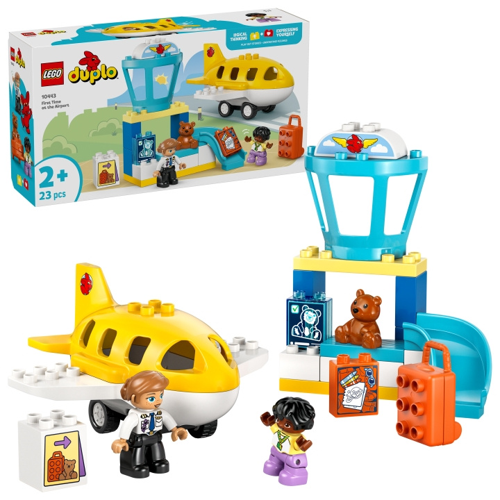 LEGO DUPLO Town - Første gang i lufthavnen (10443) i gruppen LEGETØJ, BØRN & BABY / Legetøj / Bygge legesager / Lego hos TP E-commerce Nordic AB (D27573)