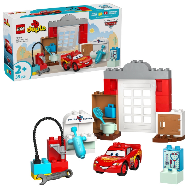 LEGO DUPLO Disney TM - McQueens besøg i Docs garage (10456) i gruppen LEGETØJ, BØRN & BABY / Legetøj / Bygge legesager / Lego hos TP E-commerce Nordic AB (D27579)