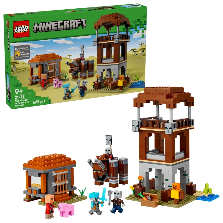 LEGO Minecraft - Pillager-forposten og Ravager (21278) i gruppen LEGETØJ, BØRN & BABY / Legetøj / Bygge legesager / Lego hos TP E-commerce Nordic AB (D27592)