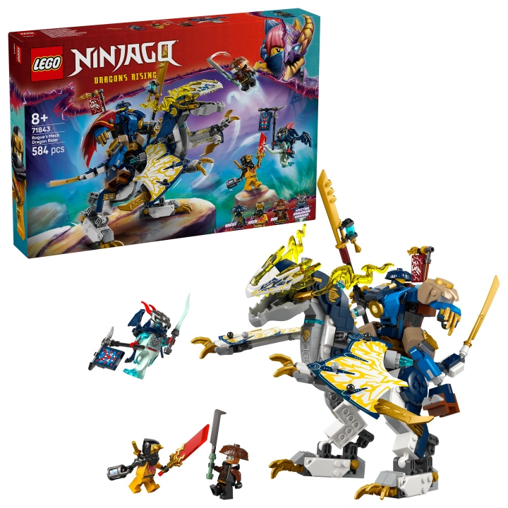 LEGO Ninjago - Rogue\'s Mech Dragon Rider (71843) i gruppen LEGETØJ, BØRN & BABY / Legetøj / Bygge legesager / Lego hos TP E-commerce Nordic AB (D27607)