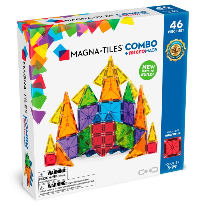 Magna Tiles MAGNA-TILES - microMAGS Combo 46 stk (90293) i gruppen LEGETØJ, BØRN & BABY / Legetøj / Bygge legesager / Klodser hos TP E-commerce Nordic AB (D27647)