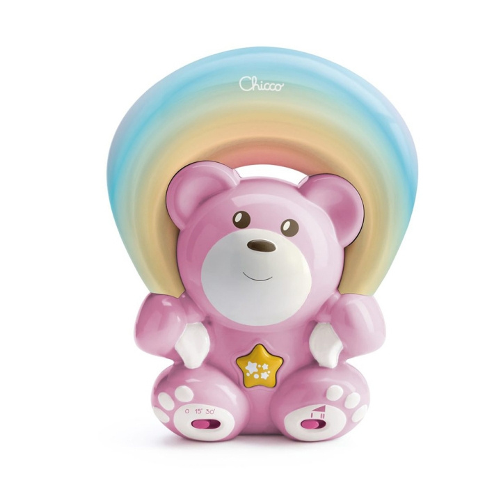 Chicco Rainbow Bear lyserød (300-00010474100000) i gruppen LEGETØJ, BØRN & BABY / Børneværelse / Belysning til børn hos TP E-commerce Nordic AB (D27670)