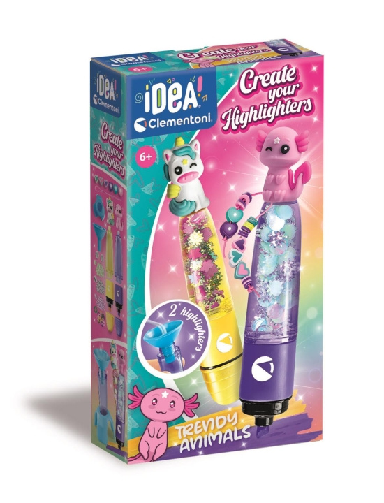 Clementoni Lille overstregningstusch Trendy Animals (I-18167) i gruppen LEGETØJ, BØRN & BABY / Legetøj / Hobbyartikler hos TP E-commerce Nordic AB (D27694)