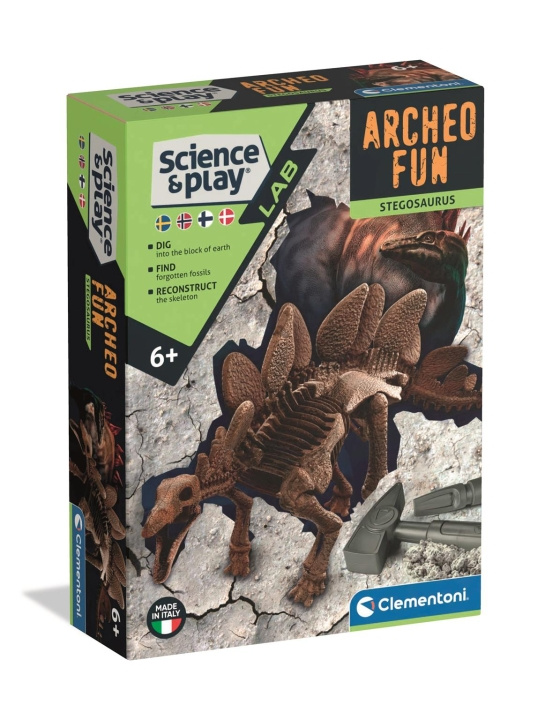 Clementoni Stegosaurus (I-78849) i gruppen LEGETØJ, BØRN & BABY / Legetøj / Figurer, miniaturer og tilbehør hos TP E-commerce Nordic AB (D27696)