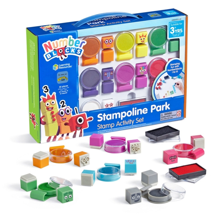 Learning Resources - Numberblocks - aktivitetssæt med stempler (HM94563-SCA) i gruppen LEGETØJ, BØRN & BABY / Babyleg (0-3 år) / Aktivitetslegetøj hos TP E-commerce Nordic AB (D27705)