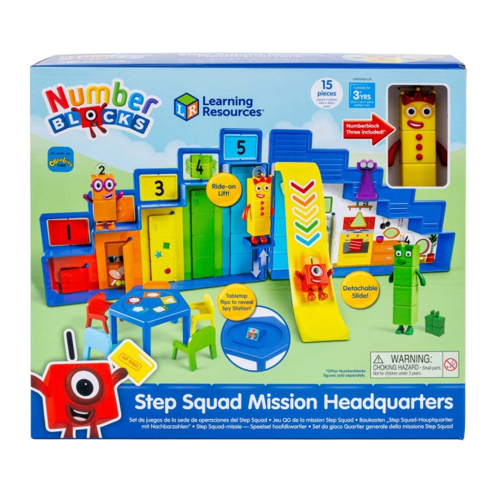 Learning Resources Numberblocks Step Squad Mission Hovedkvarter (HM95404-SCA) i gruppen LEGETØJ, BØRN & BABY / Legetøj / Bygge legesager / Klodser hos TP E-commerce Nordic AB (D27706)