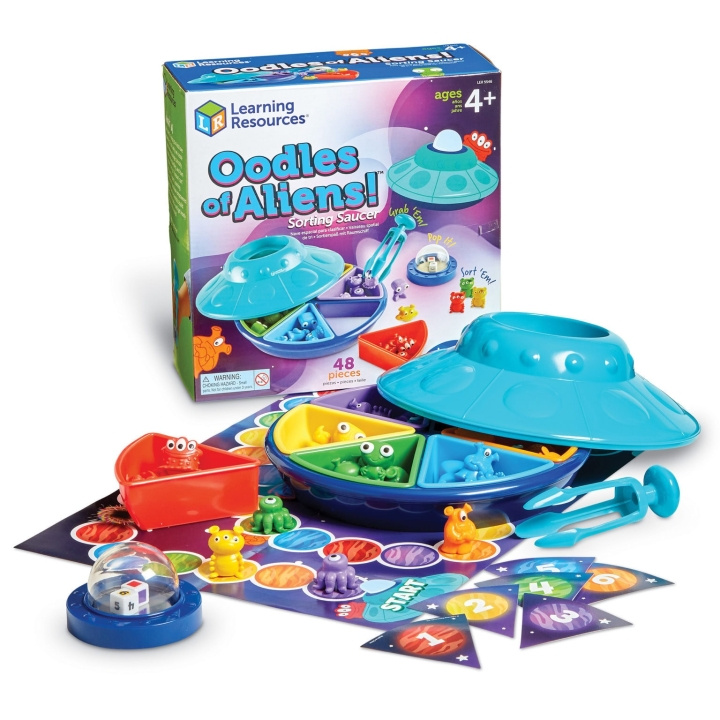 Learning Resources Masser af rumvæsner! Sorteringsunderkop (LSP5546-SCA) i gruppen LEGETØJ, BØRN & BABY / Babyleg (0-3 år) / Aktivitetslegetøj hos TP E-commerce Nordic AB (D27709)