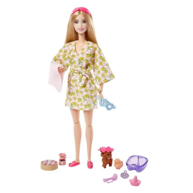 Barbie - Self-Care Spa Day dukke (HKT90) i gruppen LEGETØJ, BØRN & BABY / Legetøj / Docks og tilbehør hos TP E-commerce Nordic AB (D27712)