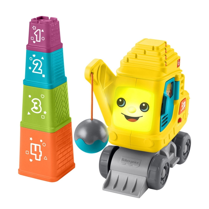 Fisher-Price Tæl og stabel kran (JFF16) i gruppen LEGETØJ, BØRN & BABY / Legetøj / Bygge legesager / Klodser hos TP E-commerce Nordic AB (D27715)