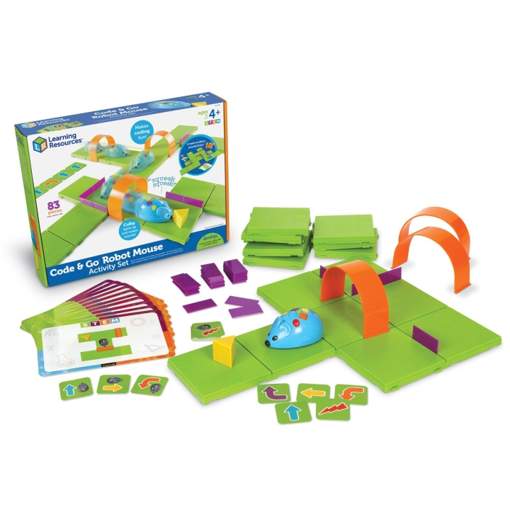 Learning Resources Code & Go® aktivitetssæt med robotmus - (LSP2831-SCA) i gruppen LEGETØJ, BØRN & BABY / Babyleg (0-3 år) / Aktivitetslegetøj hos TP E-commerce Nordic AB (D27716)