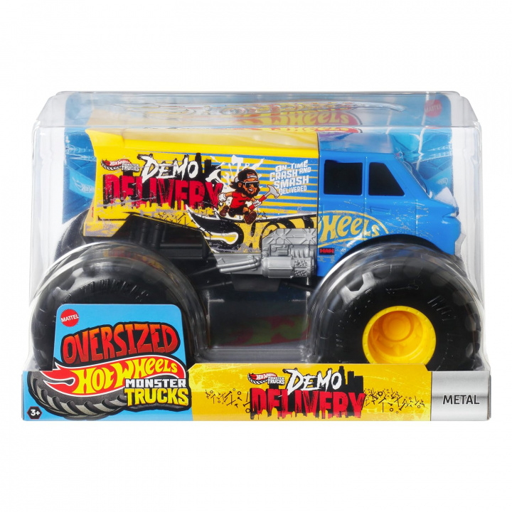 Hot Wheels Monster Trucks 1:24 Die-Cast - Demolevering i gruppen LEGETØJ, BØRN & BABY / Legetøj / Legetøjsbiler hos TP E-commerce Nordic AB (D27756)