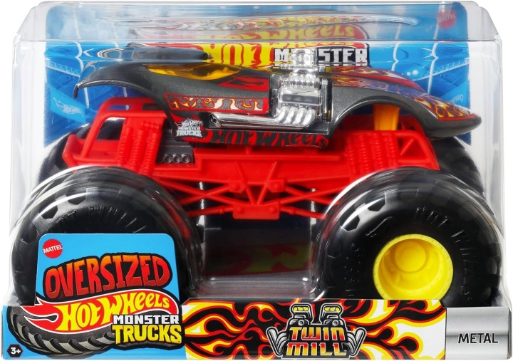 Hot Wheels Monster Trucks 1:24 Die-Cast - Twin Mill i gruppen LEGETØJ, BØRN & BABY / Legetøj / Legetøjsbiler hos TP E-commerce Nordic AB (D27758)