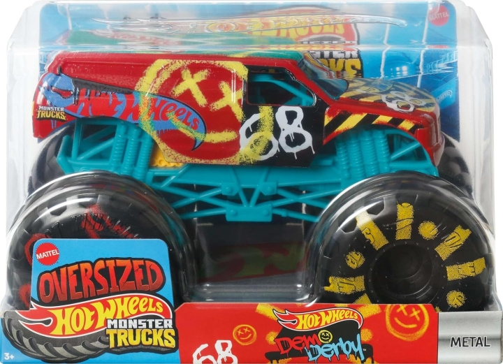 Hot Wheels Monster Trucks 1:24 Die-Cast - Demo Derby i gruppen LEGETØJ, BØRN & BABY / Legetøj / Legetøjsbiler hos TP E-commerce Nordic AB (D27759)