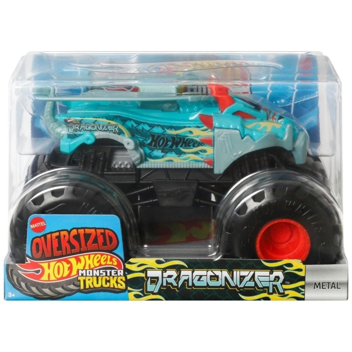 Hot Wheels Monster Trucks 1:24 Die-Cast - Dragonizer i gruppen LEGETØJ, BØRN & BABY / Legetøj / Legetøjsbiler hos TP E-commerce Nordic AB (D27760)