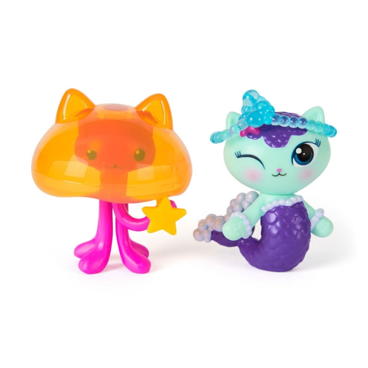 Gabby\'s Dollhouse Gabby\'s Movie 2Pack Figur-Mercat & Cat Jelly Fish (6074329) i gruppen LEGETØJ, BØRN & BABY / Legetøj / Figurer, miniaturer og tilbehør hos TP E-commerce Nordic AB (D27766)