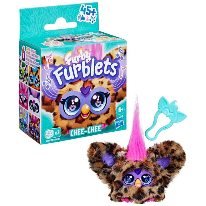 FURBY Furblets S4 Party Animals - Chee-Chee (G16975X2) i gruppen LEGETØJ, BØRN & BABY / Legetøj / Figurer, miniaturer og tilbehør hos TP E-commerce Nordic AB (D27782)