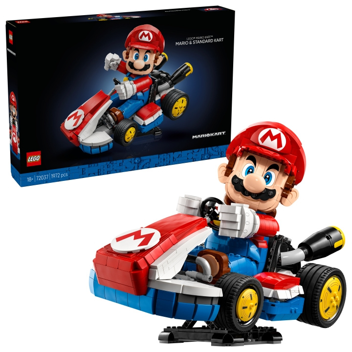 LEGO Super Mario - Mario Kart™: Mario & Standard Kart (72037) i gruppen LEGETØJ, BØRN & BABY / Legetøj / Bygge legesager / Lego hos TP E-commerce Nordic AB (D27789)