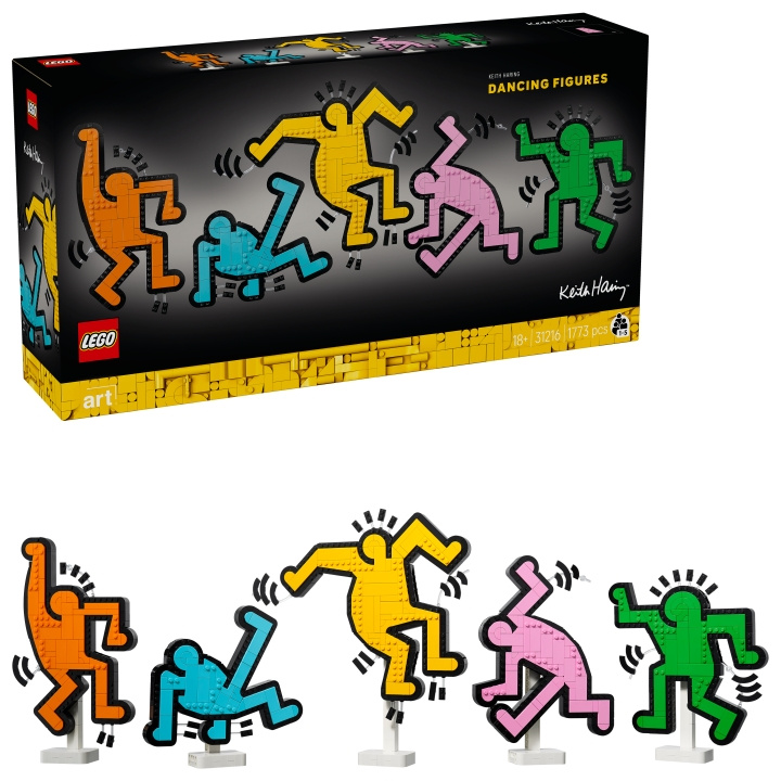 LEGO ART - Keith Haring - Dansende figurer (31216) i gruppen LEGETØJ, BØRN & BABY / Legetøj / Bygge legesager / Lego hos TP E-commerce Nordic AB (D27790)