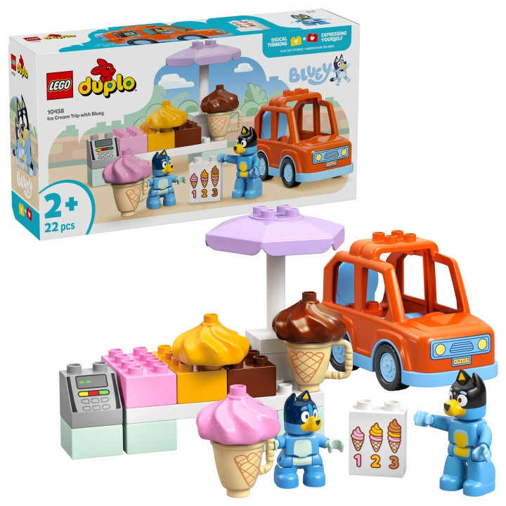 LEGO DUPLO Bluey - Is-tur med Bluey (10458) i gruppen LEGETØJ, BØRN & BABY / Legetøj / Bygge legesager / Lego hos TP E-commerce Nordic AB (D27797)