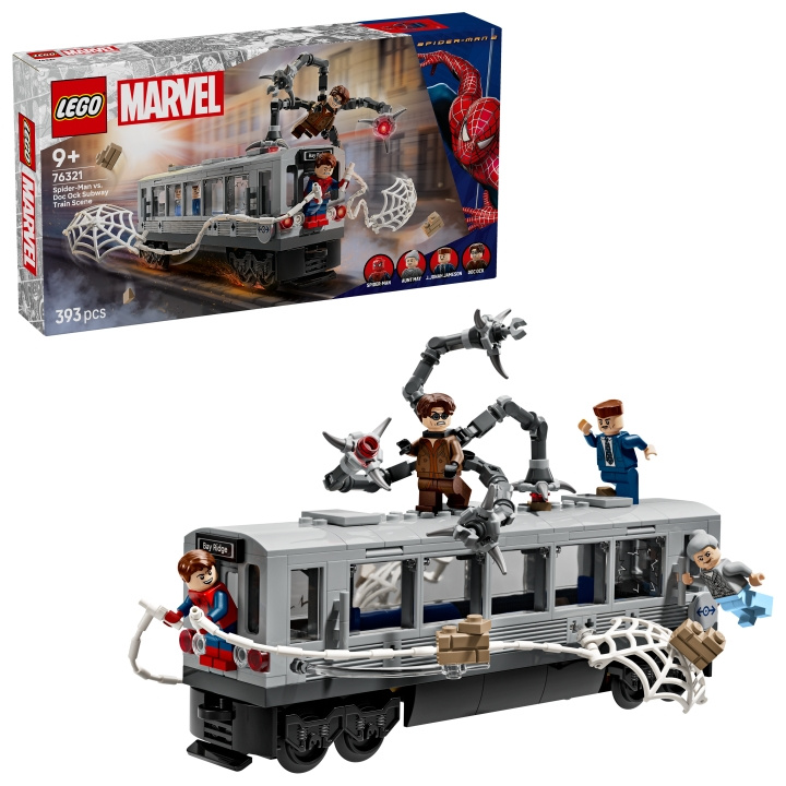 LEGO Superhelte - Spider-Man vs. Doc Ock: Subway Train Scene (76321) i gruppen LEGETØJ, BØRN & BABY / Legetøj / Bygge legesager / Lego hos TP E-commerce Nordic AB (D27808)