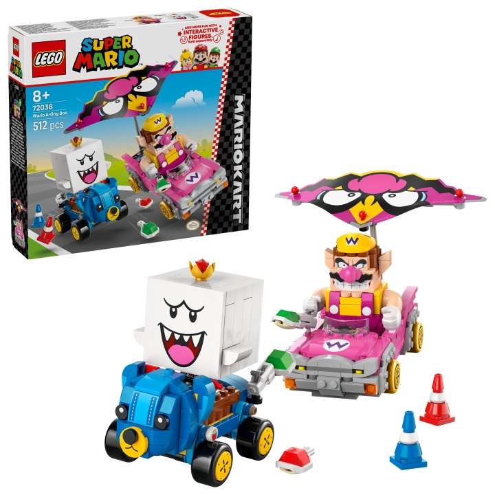 LEGO Super Mario - Mario Kart™ - Wario & King Boo (72038) i gruppen LEGETØJ, BØRN & BABY / Legetøj / Bygge legesager / Lego hos TP E-commerce Nordic AB (D27818)