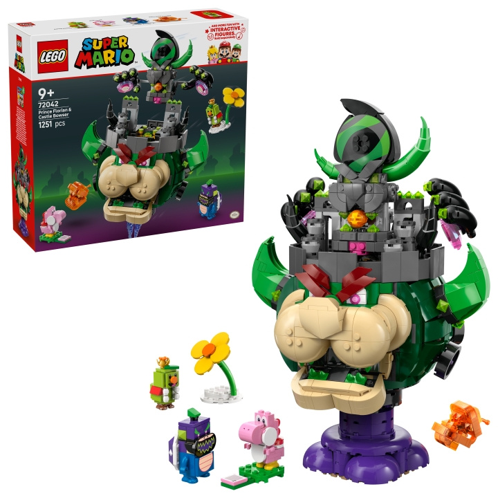 LEGO Super Mario - Prins Florian og Bowser-slottet (72042) i gruppen LEGETØJ, BØRN & BABY / Legetøj / Bygge legesager / Lego hos TP E-commerce Nordic AB (D27827)