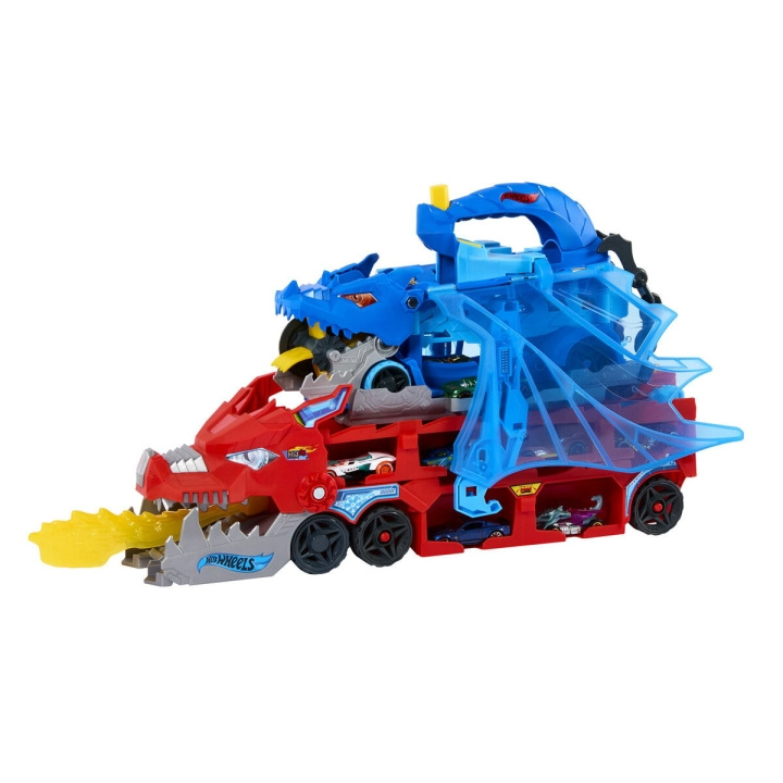 Hot Wheels City Ultimate Dual Dragon Hauler (JBM72) i gruppen LEGETØJ, BØRN & BABY / Legetøj / Legetøjsbiler hos TP E-commerce Nordic AB (D27873)