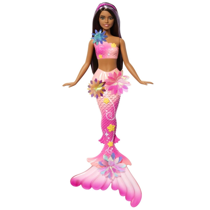 Barbie Blomstrende magisk sort havfruedukke (JDM73) i gruppen LEGETØJ, BØRN & BABY / Legetøj / Docks og tilbehør hos TP E-commerce Nordic AB (D27880)