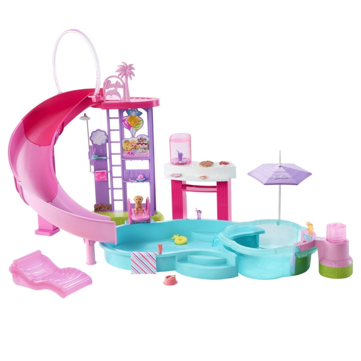 Barbie Drømmebassin (JFP01) i gruppen LEGETØJ, BØRN & BABY / Legetøj / Docks og tilbehør hos TP E-commerce Nordic AB (D27881)