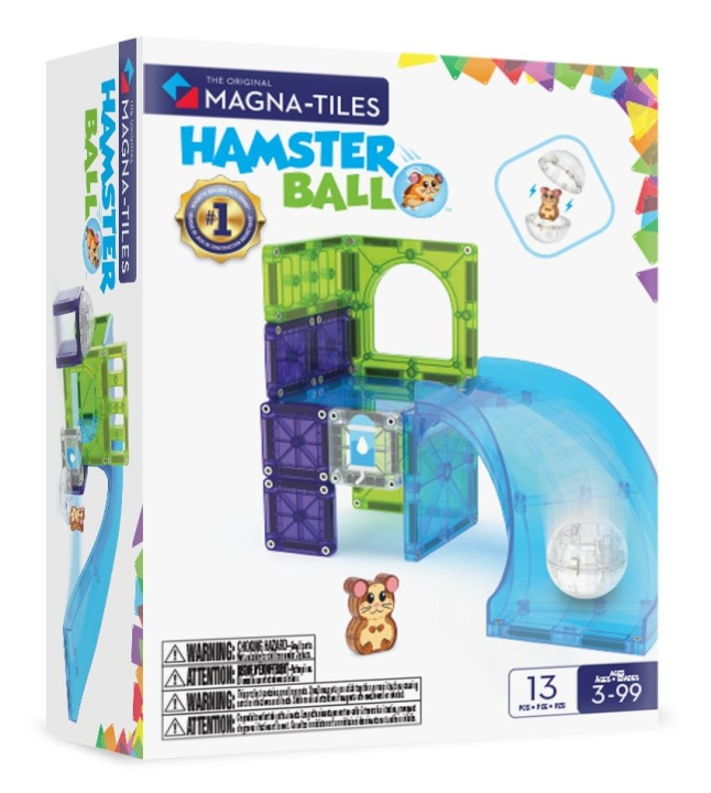 Magna Tiles MAGNA-TILES - Hamsterhjul 13 dele (90358) i gruppen LEGETØJ, BØRN & BABY / Legetøj / Bygge legesager / Klodser hos TP E-commerce Nordic AB (D27886)
