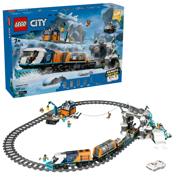 LEGO LEGO City - Explorers\' arktiske polarekspresstog (60470) i gruppen LEGETØJ, BØRN & BABY / Legetøj / Bygge legesager / Lego hos TP E-commerce Nordic AB (D27888)
