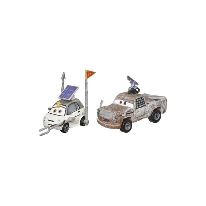 Disney Cars 2-pak Ken Enginoki & Justin Roadritter Diecast i gruppen LEGETØJ, BØRN & BABY / Legetøj / Legetøjsbiler hos TP E-commerce Nordic AB (D27948)