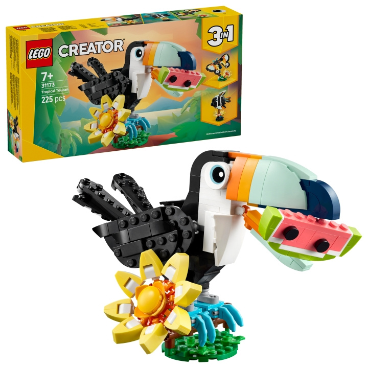 LEGO LEGO Skaber - Vilde dyr: Tropisk tukan (31173) i gruppen LEGETØJ, BØRN & BABY / Legetøj / Bygge legesager / Lego hos TP E-commerce Nordic AB (D27953)