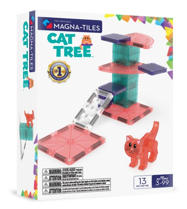 Magna Tiles MAGNA-TILES - Kattetræ (90357F) i gruppen LEGETØJ, BØRN & BABY / Legetøj / Bygge legesager / Klodser hos TP E-commerce Nordic AB (D27975)