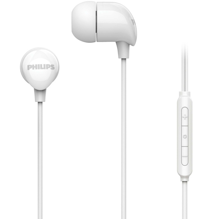 Philips Hörlurar In-Ear Kabel Fjärrkontroll Vit i gruppen HJEMMEELEKTRONIK / Lyd & billede / Hovedtelefoner & Tilbehør / Hovedtelefoner hos TP E-commerce Nordic AB (D28022)