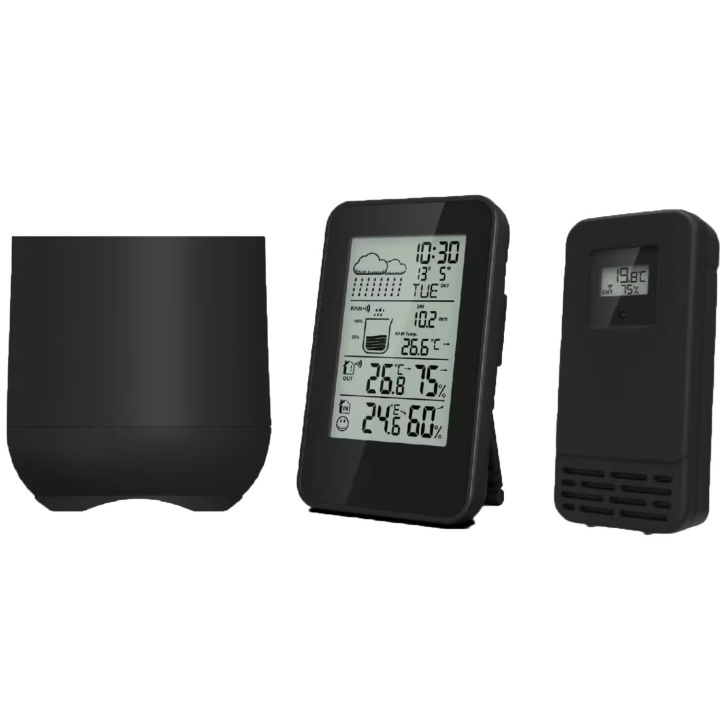 Denver Väderstation Klocka Kalender Regnmätare i gruppen HJEM, HUS & HAVE / Ventilator & Klima apparater / Termometre og vejrstationer hos TP E-commerce Nordic AB (D28051)