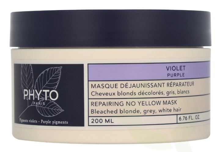 Phyto Phytoviolet Anti-Yellowing Mask 200 ml i gruppen SKØNHED & HELSE / Hår og styling / Hårpleje / Hårmaske hos TP E-commerce Nordic AB (D28098)