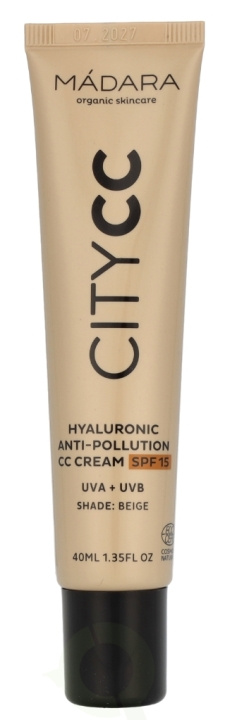 Madara CityCc Hyaluronic Anti-Pollution Cream CC SPF 40 ml 15 Beige i gruppen SKØNHED & HELSE / Hudpleje / Ansigt / Dagcreme hos TP E-commerce Nordic AB (D28131)
