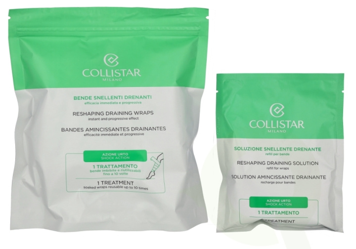 Collistar Reshaping Draining Wraps 200 ml 2x100ml i gruppen SKØNHED & HELSE / Hudpleje / Ansigt / Hudplejeværktøjer hos TP E-commerce Nordic AB (D28145)