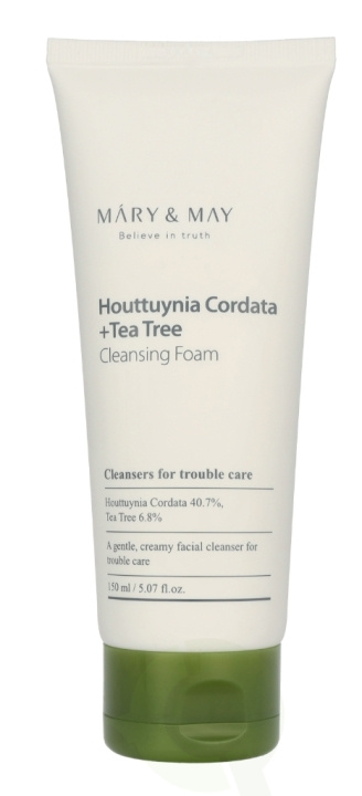 Mary & May Houttuynia Cordata +Tea Tree Cleansing Foam 150 ml i gruppen SKØNHED & HELSE / Hudpleje / Ansigt / Rengøring hos TP E-commerce Nordic AB (D28321)