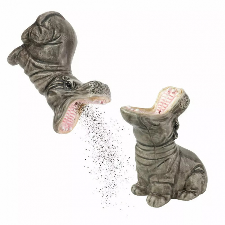 Donkey Hungry Hippos salt- og pebersæt i gruppen HJEM, HUS & HAVE / Køkkenredskaber / Salt- & Peberkværne hos TP E-commerce Nordic AB (D28360)