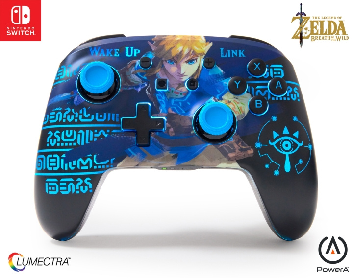 PowerA Forbedret trådløs controller med ætset Lumectra - Wake Up Link (Nintendo Switch) i gruppen HJEMMEELEKTRONIK / Spilkonsoller og tilbehør / Nintendo Switch hos TP E-commerce Nordic AB (D28385)